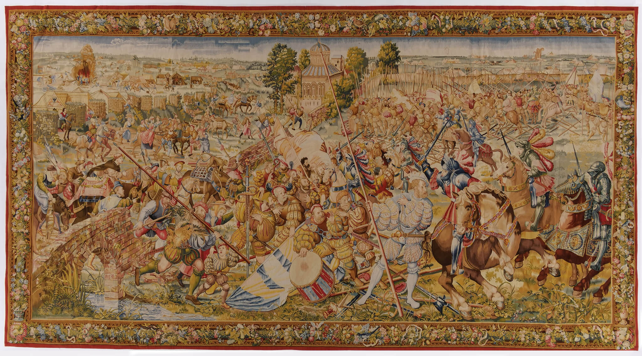 Reproduction Battle Scene Tapestry